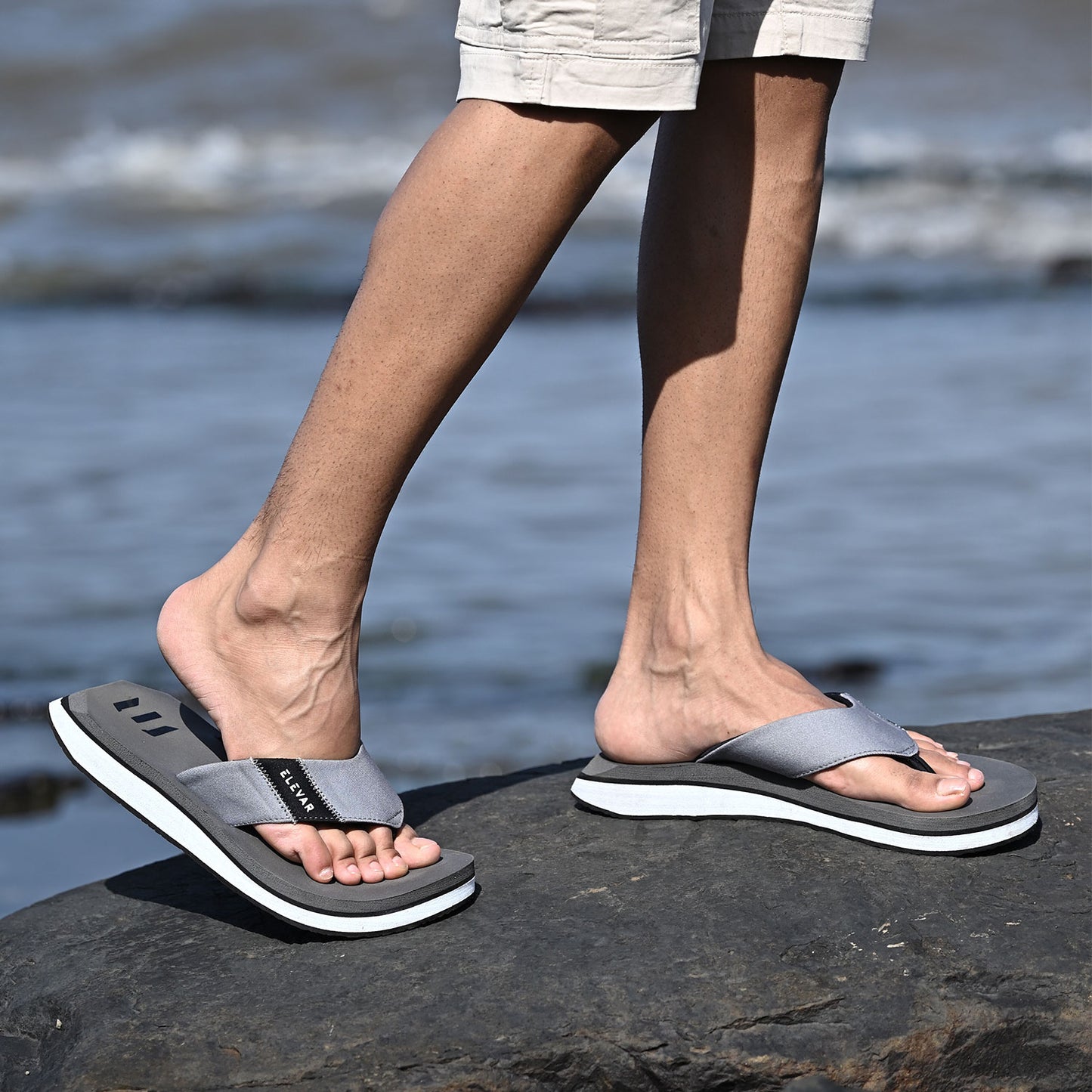 Men's adidas neo v flip flops best sale